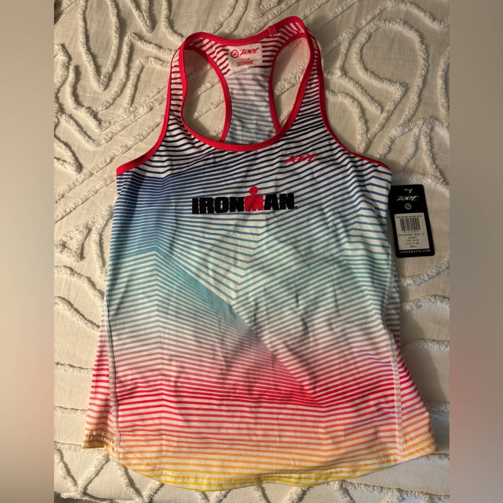 NWT Ironman Zoot Racerback Tank Top